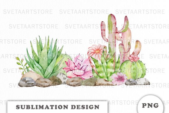 Download Watercolor Cactus and Succulents Png - Succulents png Collection