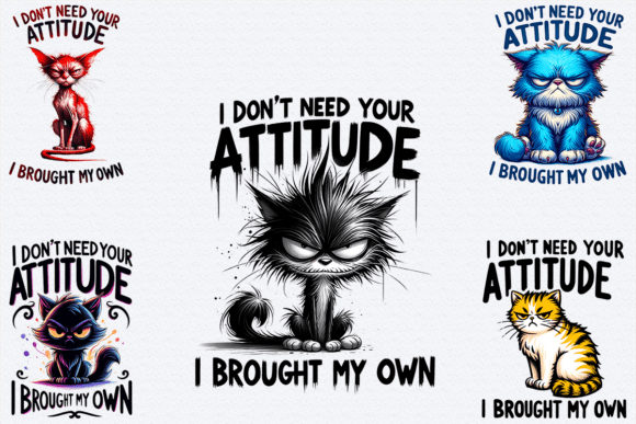 Download Sarcastic Cat Bundle Png, Grumpy Cat DTF - Premium Bundle
