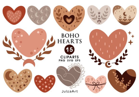 Download Boho Heart Clipart, Valentines Day - Valentines day Collection