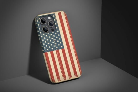 Download Vintage Usa Flag Phone Case PNG - Premium Bundle