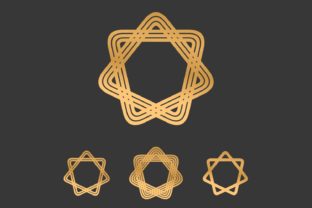 Download Bronze Metallic Line Logo Design Set - Bronze metallic Collection