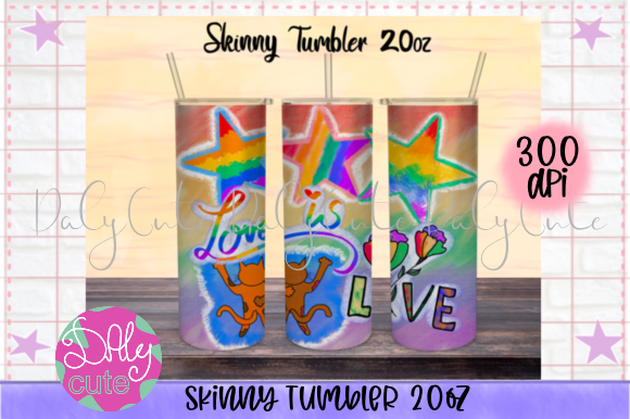 Download LGBT Pride Tumbler 20 Oz Skinny PNG - Pride tumbler Collection