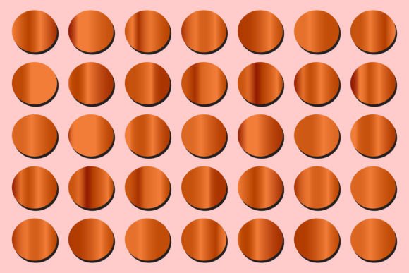 Download Bronze Metallic Gradient Color - Bronze metallic Collection