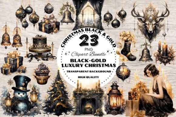 Download Black Gold Bronze Metallic Christmas - Bronze metallic Collection