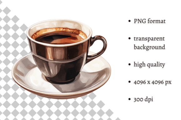 Download Watercolor Cup of Coffee PNG Clipart - Premium Resources