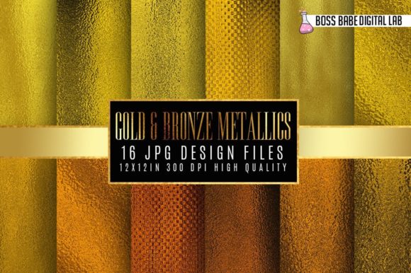 Download Gold and Bronze Metallic Foil Textures - Bronze metallic Collection